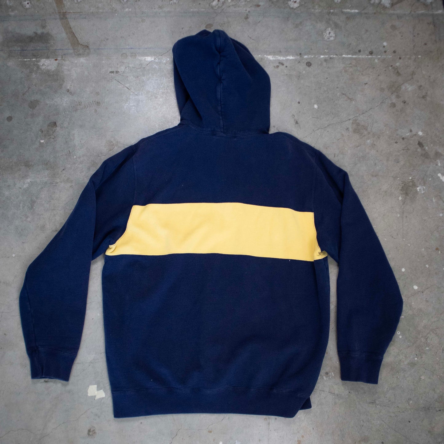 Polo Ralph Lauren Navy/Yellow Colorblock Hoodie