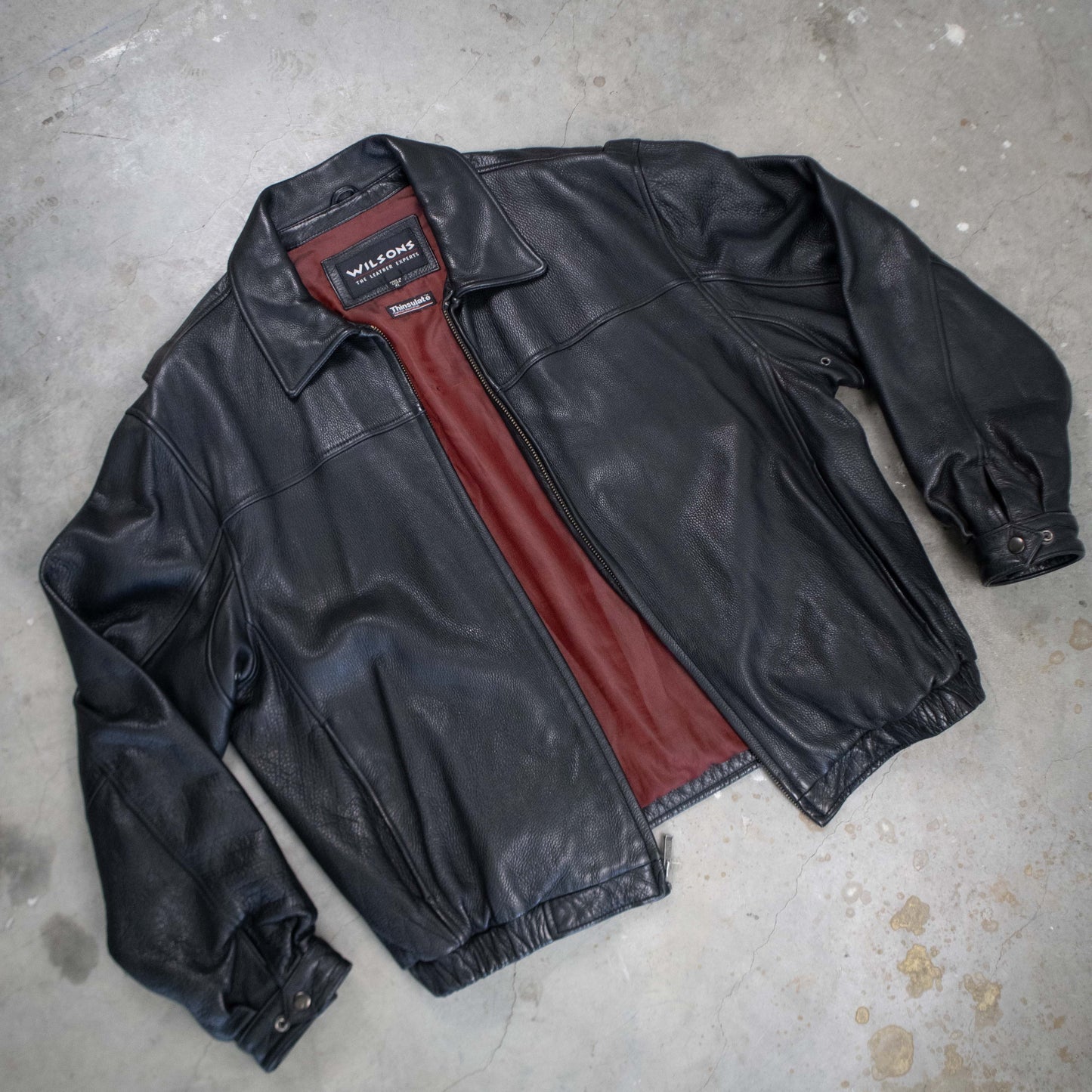 Heavy Wilsons Lined Leather Jacket