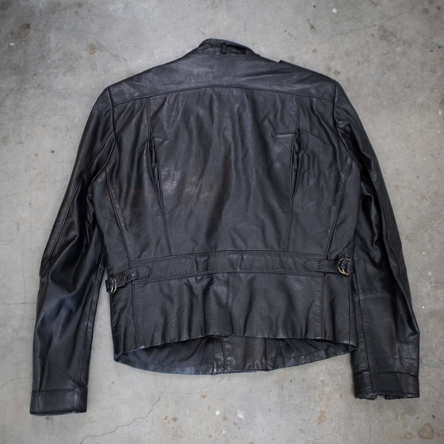 Wilsons Biker Leather Jacket Made in Korea