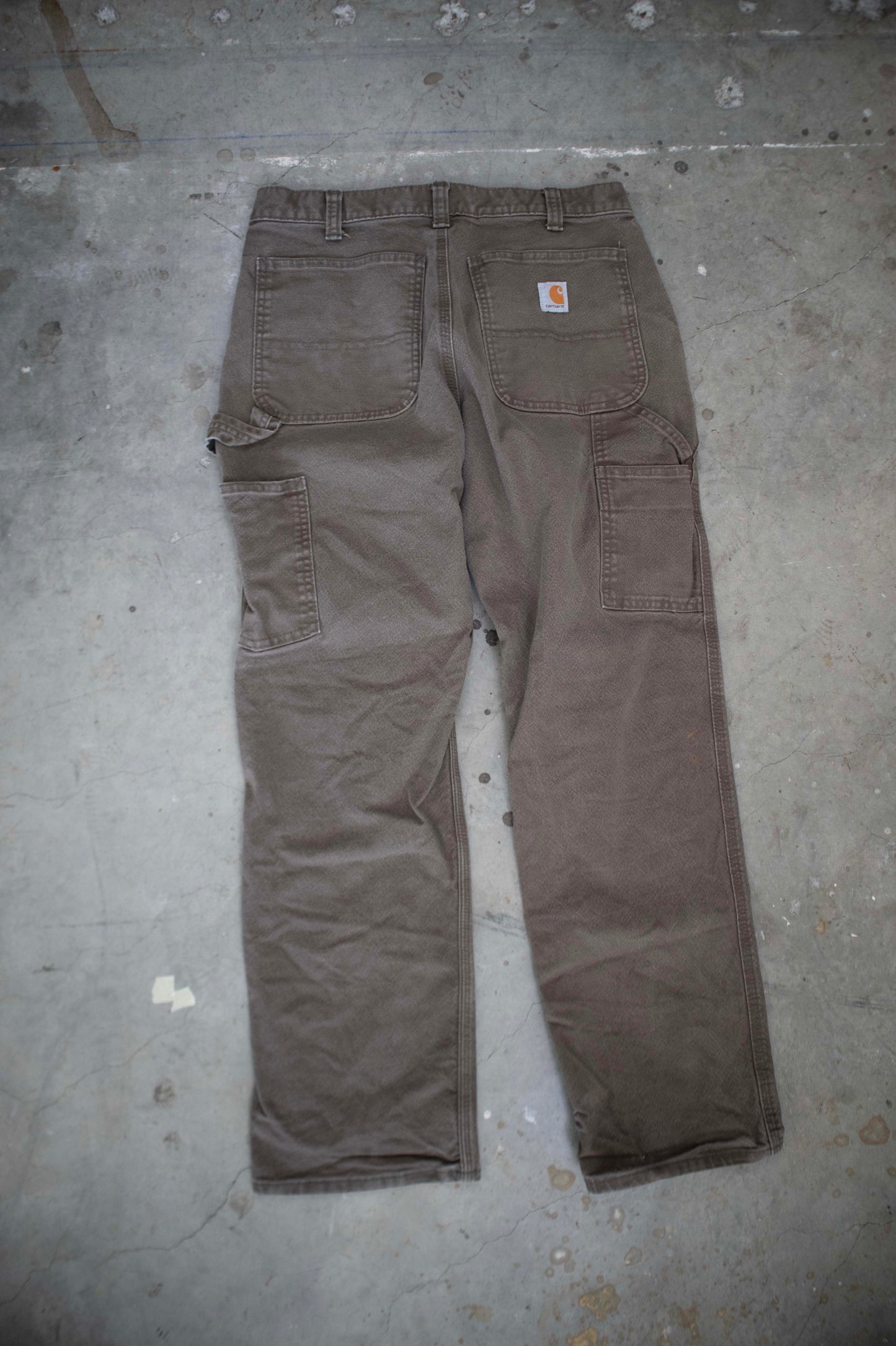 Carhartt Relaxed Fit Brown Carpenter Pants