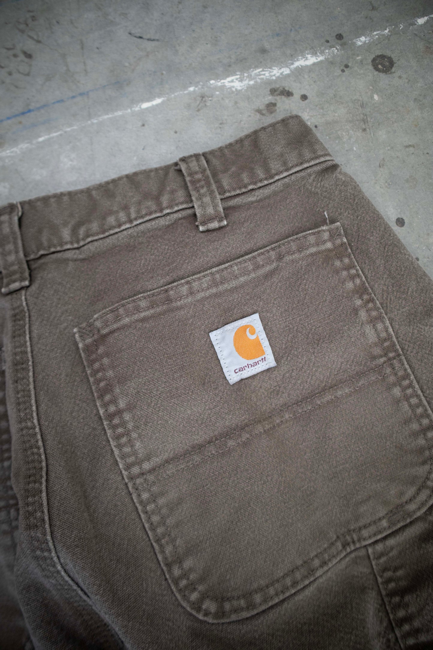 Carhartt Relaxed Fit Brown Carpenter Pants