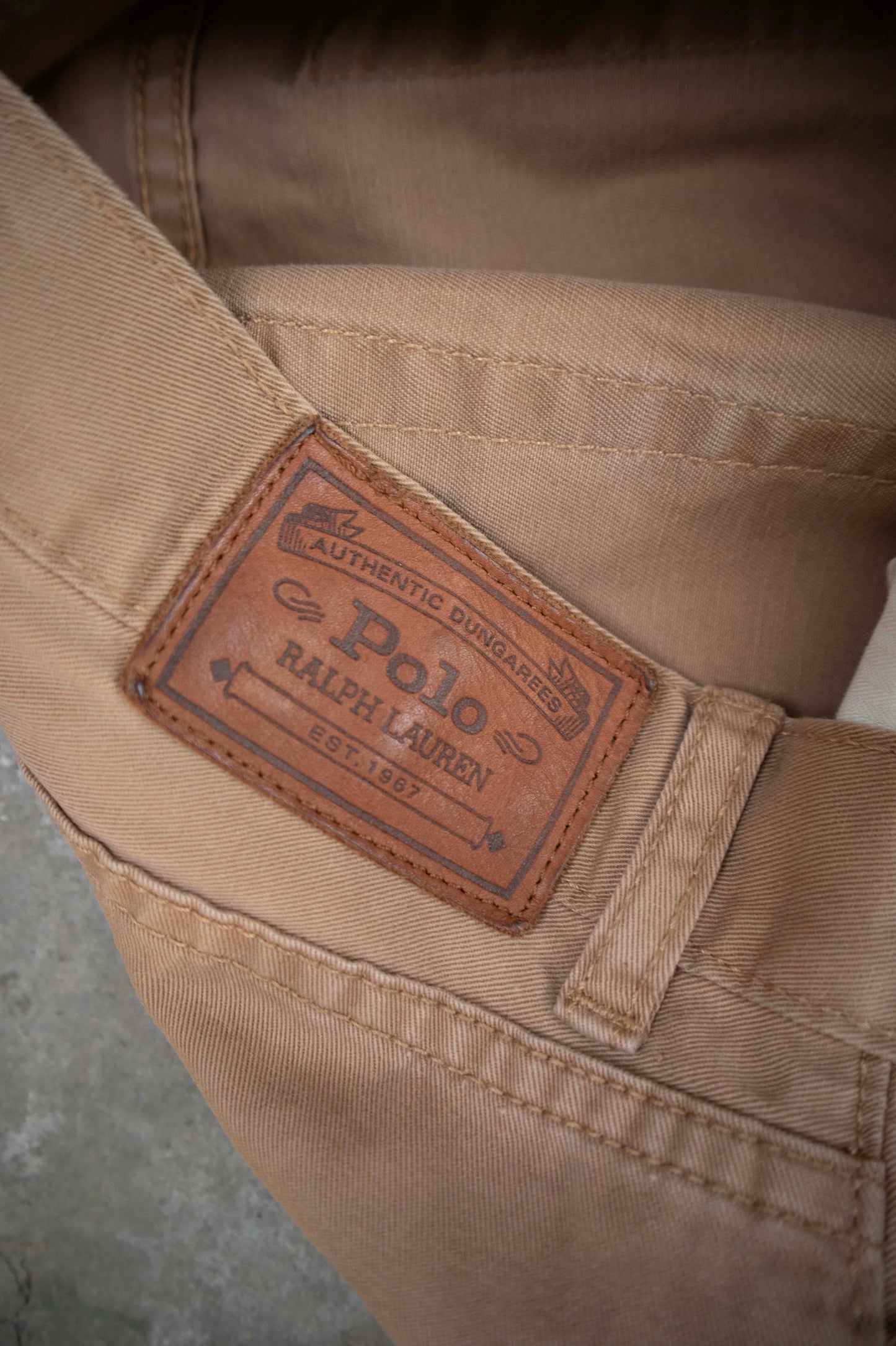 Polo Ralph Lauren Tan Straight Legged Pants 32x30