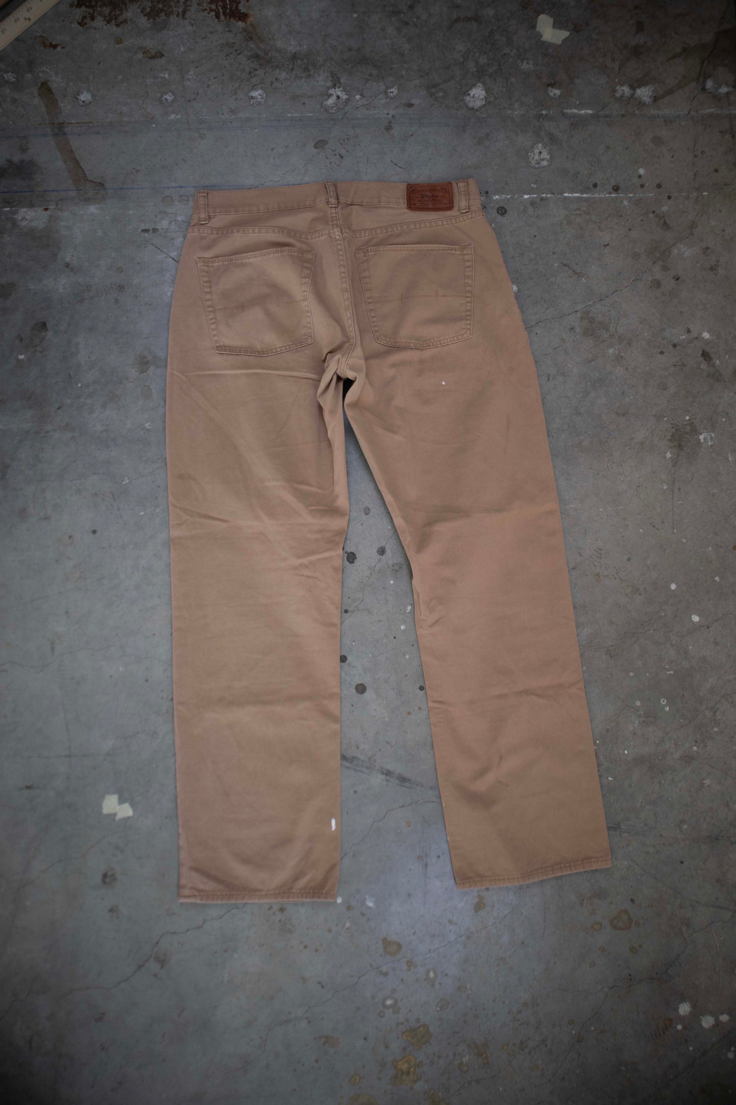 Polo Ralph Lauren Tan Straight Legged Pants 32x30