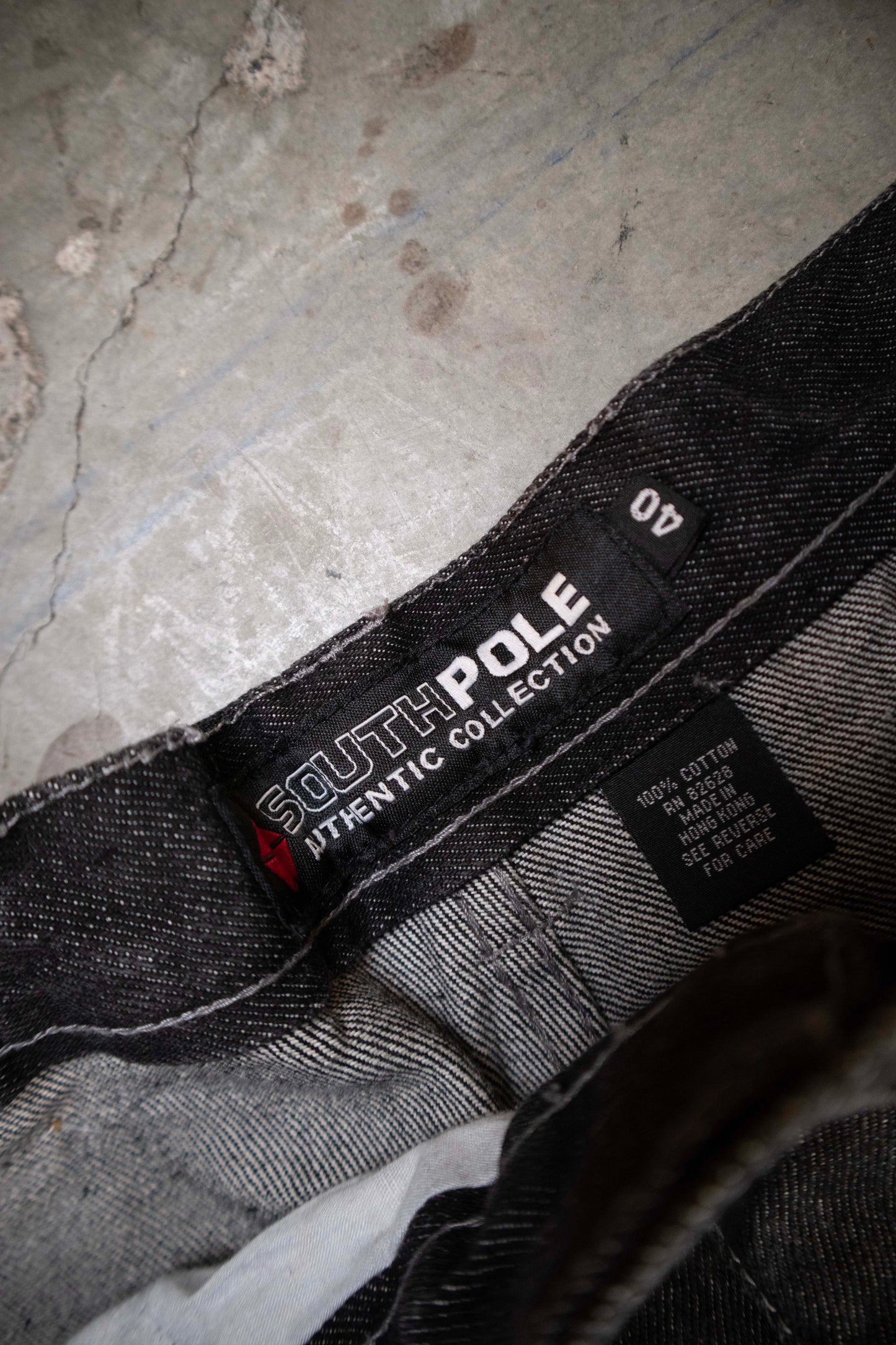 South Pole Black Denim Carpenter Jeans 40x32